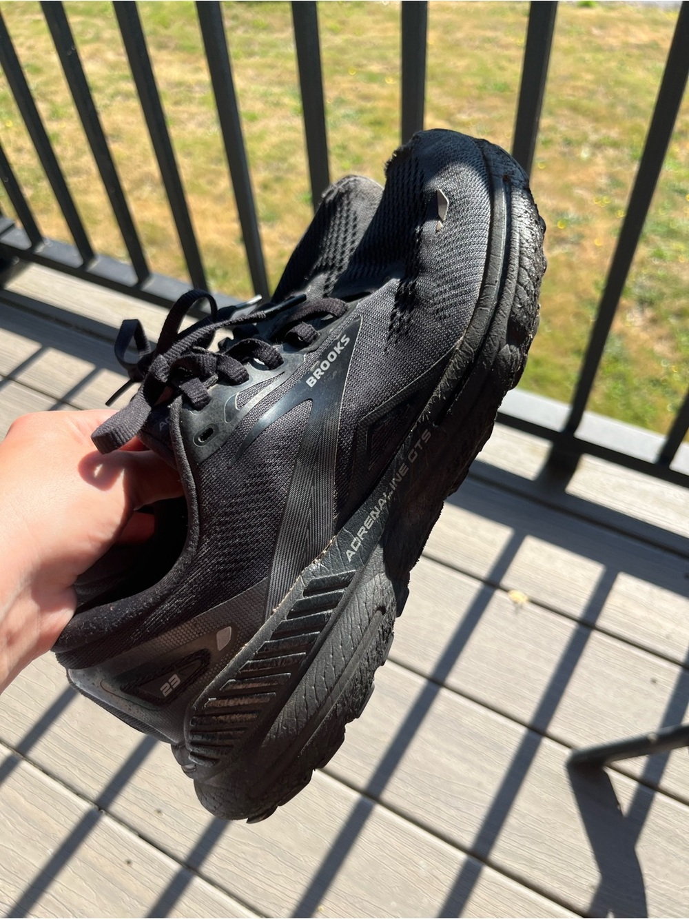 Brooks Woman’s Adrenaline GTS Running Shoes — Black